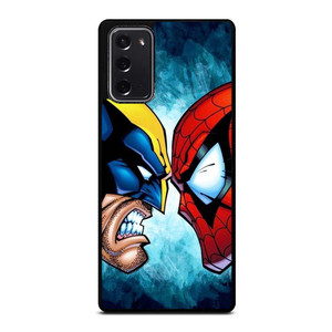 SPIDERMAN VS WOLVERINE MARVEL COMICS Samsung Galaxy Note 20 Case Cover