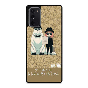 SPY X FAMILY FORGER MANGA ANIME ANYA AND BOND Samsung Galaxy Note 20 Case Cover