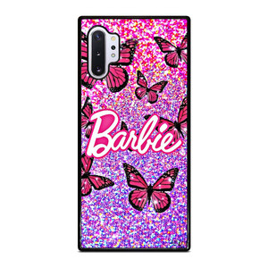 BARBIE BUTTERFLY LOGO ICON PINK Samsung Galaxy Note 10 Plus Case Cover