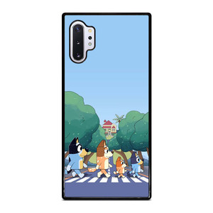 HEELERS FAMILY BLUEY CARTOON ABBEY ROAD Samsung Galaxy Note 10 Plus Case Cover