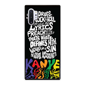 KANYE WEST LYRICS Samsung Galaxy Note 10 Plus Case Cover