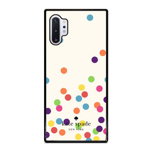 KATE SPADE NEW YORK LOGO COLORFUL POLKADOTS ICON Samsung Galaxy Note 10 Plus Case Cover
