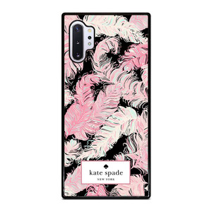 KATE SPADE NEW YORK LOGO PINK FEATHERS Samsung Galaxy Note 10 Plus Case Cover