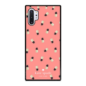 KATE SPADE NEW YORK LOGO PINK PINEAPPLES ICON Samsung Galaxy Note 10 Plus Case Cover