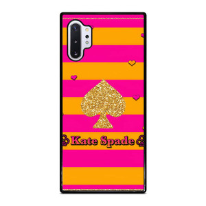 KATE SPADE NEW YORK YELLOW PINK STRIPES ICON Samsung Galaxy Note 10 Plus Case Cover
