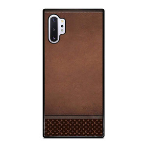 LV LOUIS VUITTON LOGO BROWN LEATHER BAG Samsung Galaxy Note 10 Plus Case Cover