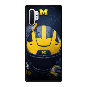 MICHIGAN WOLVERINES LOGO FOOTBALL HELMET Samsung Galaxy Note 10 Plus Case Cover