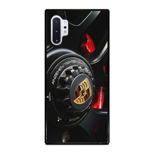 PORSCHE LOGO CAR ON RIM Samsung Galaxy Note 10 Plus Case Cover