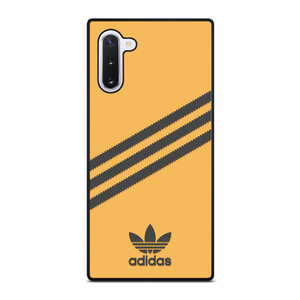 ADIDAS ORIGINALS STRIPES ORANGE BLACK Samsung Galaxy Note 10 Case Cover