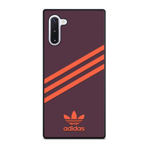 ADIDAS ORIGINALS STRIPES PURPLE ORANGE Samsung Galaxy Note 10 Case Cover