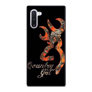 CAMO BROWNING COUNTRY GAL Samsung Galaxy Note 10 Case Cover