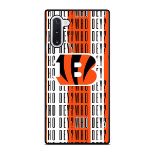 CINCINNATI BENGALS FOOTBALL LOGO WHO DEY Samsung Galaxy Note 10 Case Cover