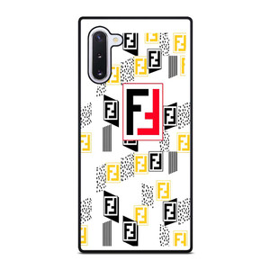FENDI ROMA LOGO WHITE Samsung Galaxy Note 10 Case Cover