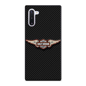 HARLEY DAVIDSON LOGO MOTORCYCLES COMPANY CARBON Samsung Galaxy Note 10 Case Cover