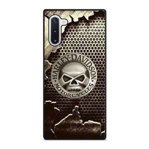 HARLEY DAVIDSON MOTORCYCLES METAL SKULL LOGO Samsung Galaxy Note 10 Case Cover