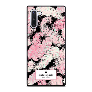 KATE SPADE NEW YORK LOGO PINK FEATHERS Samsung Galaxy Note 10 Case Cover