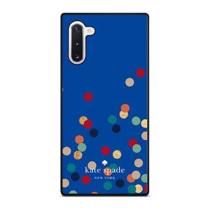 KATE SPADE NEW YORK LOGO SPARKLE POLKADOTS ICON Samsung Galaxy Note 10 Case Cover