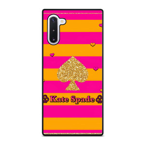 KATE SPADE NEW YORK YELLOW PINK STRIPES ICON Samsung Galaxy Note 10 Case Cover