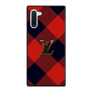 LOUIS VUITTON LV LOGO PATTERN RED Samsung Galaxy Note 10 Case Cover