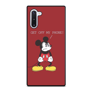 MICKEY MOUSE GET OFF MY PHONE Samsung Galaxy Note 10 Case Cover
