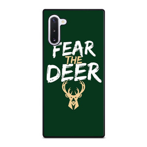 MILWAUKEE BUCKS LOGO BASEBALL FEAR THE DEER Samsung Galaxy Note 10 Case Cover