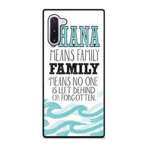 OHANA FAMILY QUOTES STITCH LILLO Samsung Galaxy Note 10 Case Cover