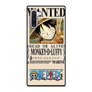 ONE PIECE LUFFY WANTED Samsung Galaxy Note 10 Case Cover