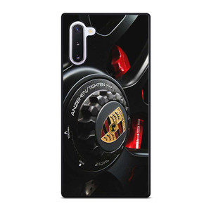 PORSCHE LOGO CAR ON RIM Samsung Galaxy Note 10 Case Cover