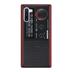 SANGEAN RED RADIO Samsung Galaxy Note 10 Case Cover