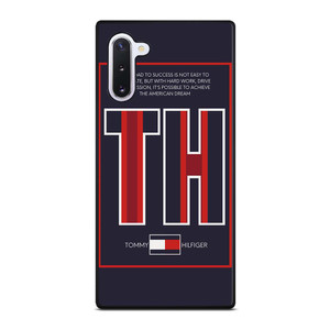 TOMMY HILFIGER TH FASHION LOGO AMERICAN DREAM Samsung Galaxy Note 10 Case Cover