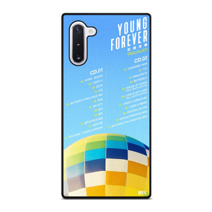 TRACKLIST BANGTAN BOYS YOUNG FOREVER Samsung Galaxy Note 10 Case Cover