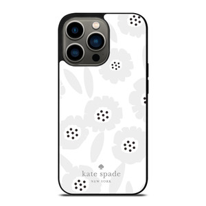 KATE SPADE GREY FLOWER iPhone 13 Pro Case Cover KATE SPADE GREY FLOWER iPhone 13 Pro Case Cover