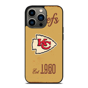 KANSAS CITY CHIEFS RUSTY LOGO iPhone 13 Pro Case Cover