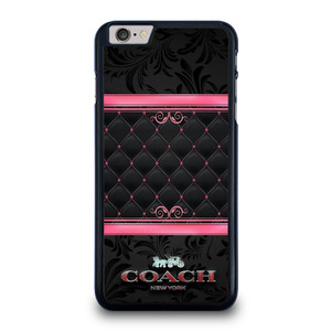 COACH NEW YORK PINK BLACK iPhone 6 / 6S Plus Case Cover