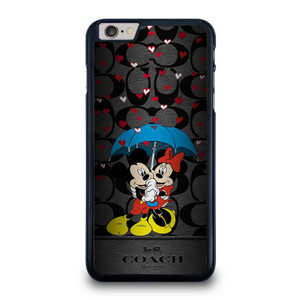 COACH NEW YORK MICKEY MINNIE MOUSE UMBRELLA iPhone 6 / 6S Plus Case Cover