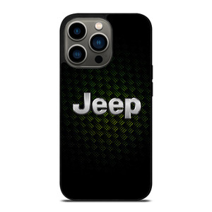 JEEP GREEN CARBON LOGO iPhone 13 Pro Case Cover