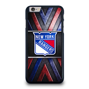NEW YORK RANGERS NHL METAL LOGO iPhone 6 / 6S Plus Case Cover