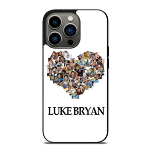I LOVE LUKE BRYAN COLLAGE iPhone 13 Pro Case Cover