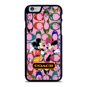 COACH PINK FLOWER MICKEY MINNIE iPhone 6 / 6S Case Cover