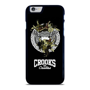 CROOKS AND CASTLES BANDANA SYMBOL iPhone 6 / 6S Case Cover CROOKS AND CASTLES BANDANA SYMBOL iPhone 6 / 6S Case Cover