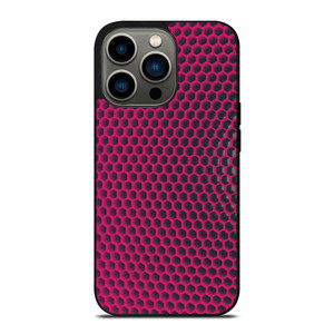 HEXAGONAL BLACK PURPLE PATTERN iPhone 13 Pro Case Cover