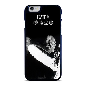 LED ZEPPELIN BLACK WHITE LOGO iPhone 6 / 6S Case Cover