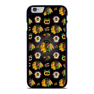 CHICAGO BLACKHAWKS COLLAGE LOGO iPhone 6 / 6S Case Cover CHICAGO BLACKHAWKS COLLAGE LOGO iPhone 6 / 6S Case Cover