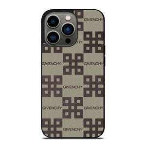 GIVENCHY LOGO COLLAGE LEATHER iPhone 13 Pro Case Cover