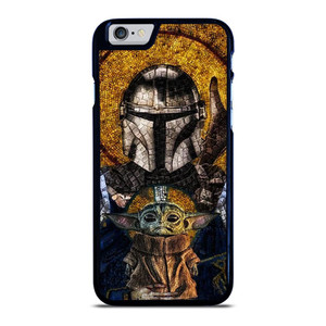 BABY YODA AND THE MANDALORIAN MOSAIC iPhone 6 / 6S Case Cover BABY YODA AND THE MANDALORIAN MOSAIC iPhone 6 / 6S Case Cover