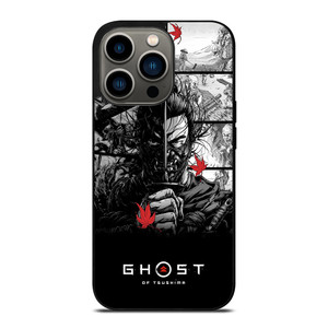 GHOST OF TSUSHIMA LOGO BLACK WHITE iPhone 13 Pro Case Cover