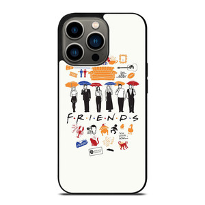 FRIENDS TV SHOW CLIP ART iPhone 13 Pro Case Cover