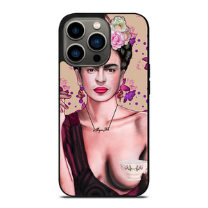 FRIDA KAHLO ART FACE iPhone 13 Pro Case Cover