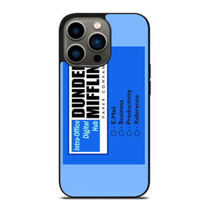 DUNDER MIFFLIN INTRA OFFICE DIGITAL HUB LOGO iPhone 13 Pro Case Cover