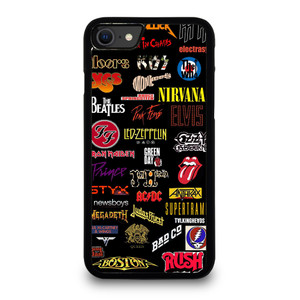 ALL CLASSIC ROCK BAND REVOLUTION LOGO iPhone SE 2020 Case Cover ALL CLASSIC ROCK BAND REVOLUTION LOGO iPhone SE 2020 Case Cover